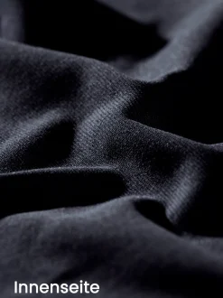 Leichte Fleece-Freizeithose Schwarz