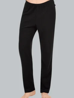 Leichte Fleece-Freizeithose Schwarz