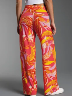 Leichte Hose mit Allover-Muster 