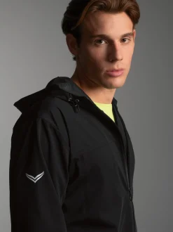 Leichte Regenjacke Schwarz