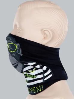 Loop Schal Mund-Nasen-Bedeckung mit Motiv Navy