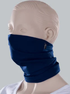 Loop Schal Mund-Nasen-Bedeckung Navy