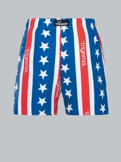 Mark Spitz Badehose im Retro-Look Royal