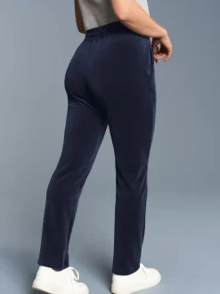 Nicki Hose mit praktischen Eingrifftaschen Navy
