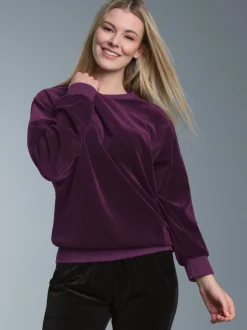 Nicky-Shirt Aubergine