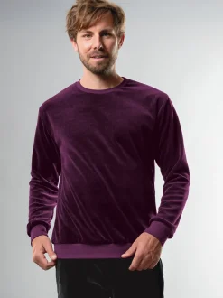 Nicky-Shirt Aubergine