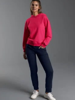 Oversized Jogginganzug in leichter Sweat-Qualität Koralle