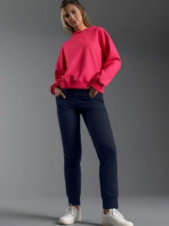 Oversized Jogginganzug in leichter Sweat-Qualität Koralle
