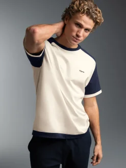 Oversized Raglan T Shirt Natur