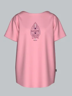 Oversized T-Shirt mit Printmotiven Lilie