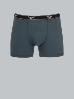 Pants aus Baumwolle/Elastan Anthrazit