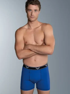 Pants aus Baumwolle/Elastan Royal