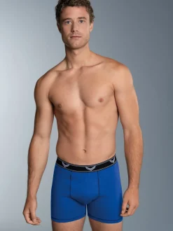 Pants aus Baumwolle/Elastan Royal