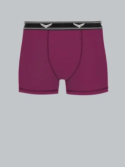 Pants aus Baumwolle/Elastan Sangria