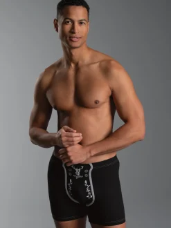 Pants mit Hirsch Schwarz