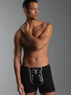 Pants mit Hirsch Schwarz