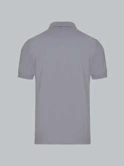 Polohemd mit Brusttasche Cool-grey