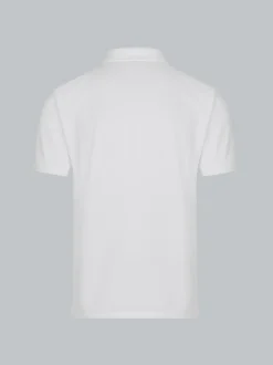 Polohemd mit Brusttasche Weiss