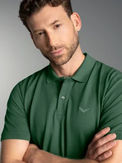 Polo-Shirt 100% Biobaumwolle Efeu