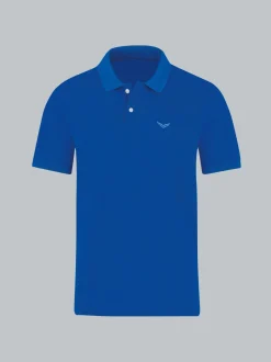 Polo-Shirt 100% Biobaumwolle Royal