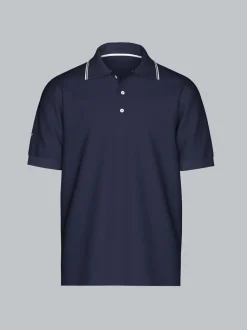 Poloshirt aus atmungsaktivem COOLMAX®-Material Navy