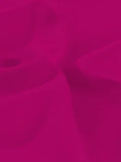 Poloshirt aus Baumwolle mit Kristallsteinen Magenta