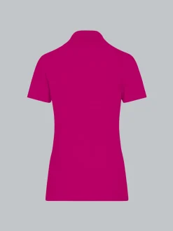 Poloshirt aus Baumwolle Magenta