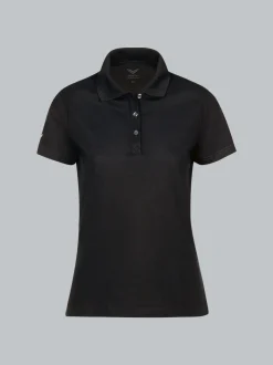 Poloshirt aus Baumwolle Schwarz