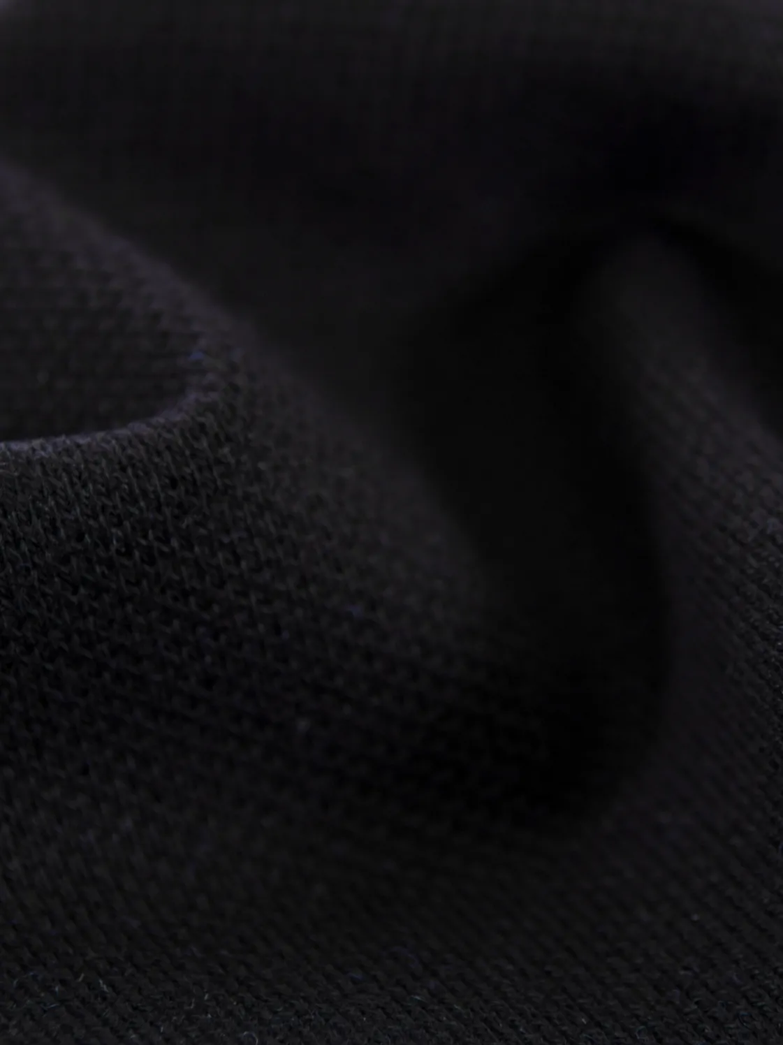 Poloshirt aus elast. Piqué Schwarz
