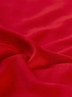 Poloshirt aus Polyester mit Knopfleiste Kirsch