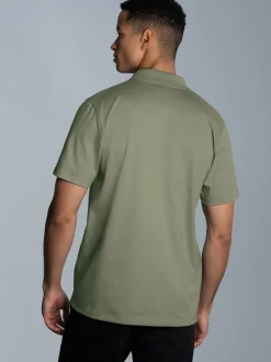 Poloshirt aus Single-Jersey Salbei