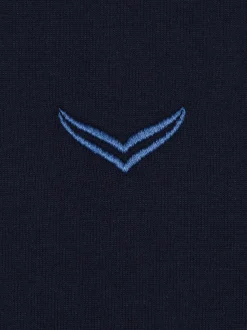 Poloshirt aus Single-Jersey Navy
