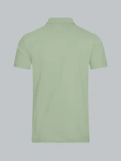 Poloshirt aus Single-Jersey Green tea