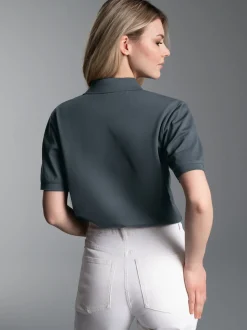 Poloshirt DELUXE Piqué Anthrazit