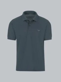 Poloshirt DELUXE Piqué Anthrazit