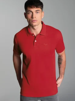 Poloshirt DELUXE Piqué Kirsch