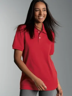 Poloshirt DELUXE Piqué Kirsch