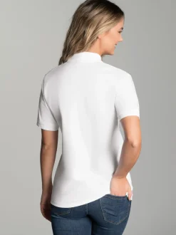 Poloshirt DELUXE Piqué Weiss