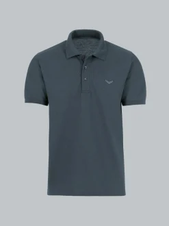 Poloshirt in Piqué-Qualität Anthrazit