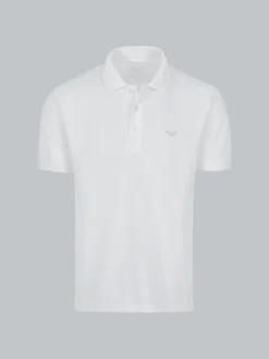 Poloshirt in Piqué-Qualität Weiss