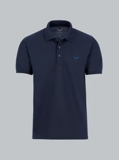 Poloshirt in Piqué-Qualität Navy