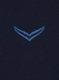 Poloshirt in Piqué-Qualität Navy