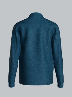 Poloshirt mit Brusttasche Jeans-melange