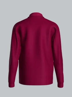 Poloshirt mit Brusttasche Sangria