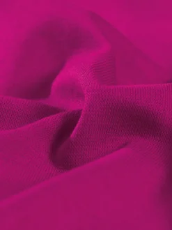 Poloshirt mit Kristallsteinen Magenta