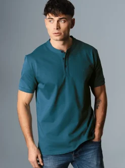 Poloshirt mit Stehkragen