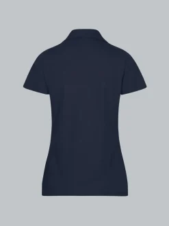 Poloshirt ohne Knopfleiste Navy