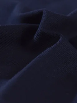 Poloshirt ohne Knopfleiste Navy