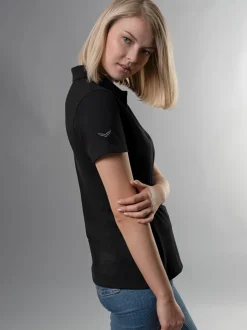 Poloshirt Schwarz