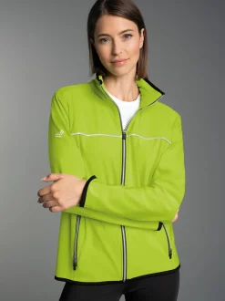 Praktische Sportjacke aus Microfaser Lemon